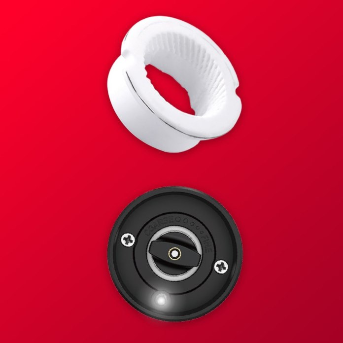 Ceramiczne żarna w młynku Webber – zbliżenie mechanizmu mielącego